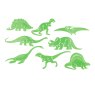 Dino World Glow In The Dark Stickers cut outs