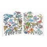 Dino World Colouring Book stickers