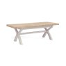 Thornham Cross Leg Extending Dining Table image of the table on a white background