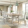 Thornham Small Extending Dining Table And 4 Ladder Back Chairs lifestyle image of the set