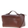 Chestnut Leather Wash Bag