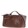 Chestnut Leather Wash Bag back