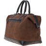 Brown Doctors Style Overnight Bag 3/4 view