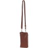 Chestnut Leather Strap Purse back