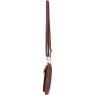 Chestnut Leather Strap Purse side view