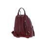 Bordeaux Leather Backpack back