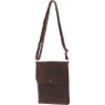 Brown Flap Top Shoulder Bag