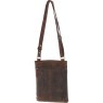 Brown Multi Pocket Shoulder Bag back