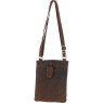 Brown Multi Pocket Shoulder Bag