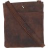 Brown Asymmetric Shoulder Bag close up