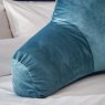 Catherine Lansfield Teal Filled Cuddle Cushion close up