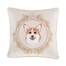 Catherine Lansfield Bridgerton Mr Newton Corgi Filled Natural Cushion