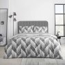 Catherine Lansfield Kamari Stripe Grey Duvet Set