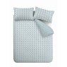 Catherine Lansfield Sardinia Tile Duvet Set on white