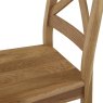 Chester Cross Back Wooden Dining Chair on a white background