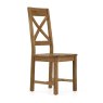 Chester Cross Back Wooden Dining Chair on a white background