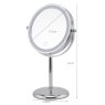 Showerdrape Iris Vanity Mirror Dimensions