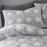 Bianca Atticus Geometric Grey Duvet Set pillow detail