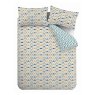 Bianca Hans Retro Spot Natural Duvet Set on white