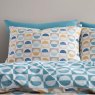 Bianca Hans Retro Spot Natural Duvet Set pillow and pattern detail