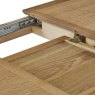 Sand Banks 1.5m Small Extending Dining Table close up on a white background