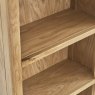 Sand Banks Slim Bookcase close up on a white background