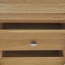 Sand Banks Narrow 2 Drawer Bedside Table on a white background