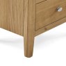 Sand Banks Narrow 2 Drawer Bedside Table on a white background