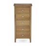 Sand Banks 5 Drawer Tallboy on a white background