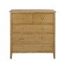 Sand Banks 2 Over 3 Drawer Chest on a white background