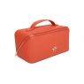 Alice Wheeler Orange Mini Train Case side view