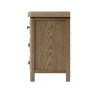 Heritage Oak Extra Large Bedside Cabinet image of the cabinet on a white background