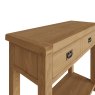 Norfolk Oak Medium Console Table image of the table on a white background close up