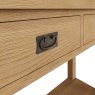 Norfolk Oak Medium Console Table image of the table on a white background close up