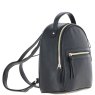 Ashwood Leather Zenith Black Backpack side view 2