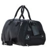 Ashwood Leather Ashwood Leather Black Wheeled Duffle Bag