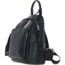 Ashwood Leather Black Backpack side view 1