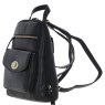 Ashwood Leather Black Backpack side view 1