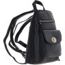 Ashwood Leather Black Backpack side view 2