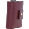 Ashwood Leather Wine RFID Secure Purse side view 2