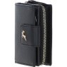 Ashwood Leather Black RFID Secure Purse side view 1