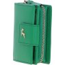 Ashwood Leather Green RFID Secure Purse side view 1