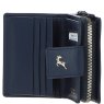 Ashwood Leather Navy RFID Secure Purse open 1