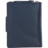 Ashwood Leather Navy RFID Secure Purse back