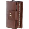 Ashwood Leather Tan RFID Secure Purse side view 1