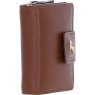 Ashwood Leather Tan RFID Secure Purse side view 2