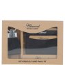 Ashwood Leather Ashwood Leather Black Wallet & Keyring Gift Set