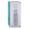 Viners Everyday Ripple Grey 5 Piece Knife Block Set packaging