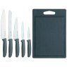 Viners Everyday 5 Piece Knife And Board Set cut out