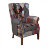 Barnard Patchwork Chair on a white background